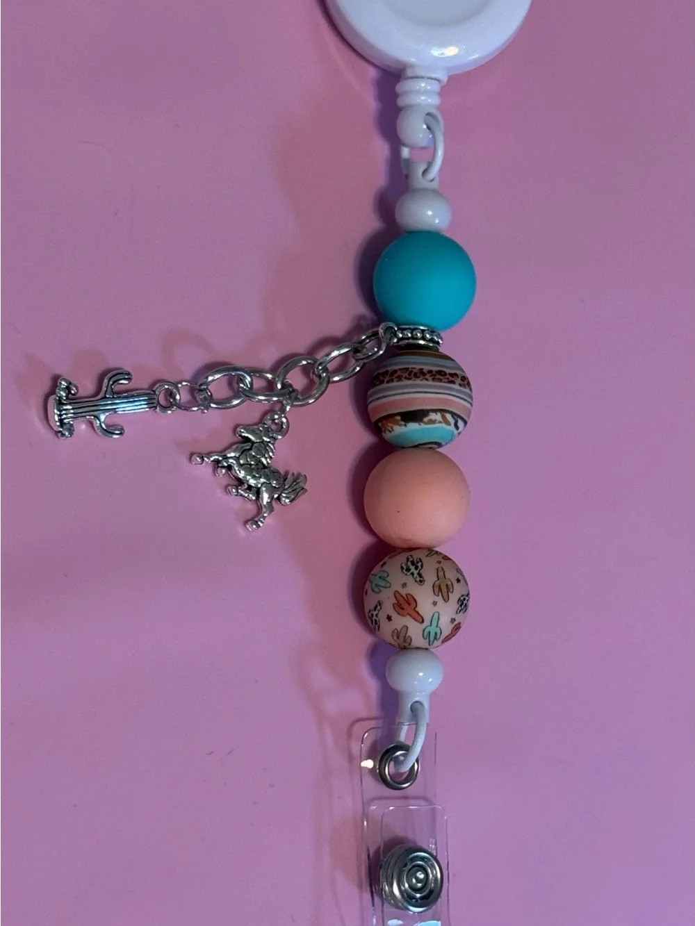 WESTERN THEME🌵🐴 Retractable Badge Holder